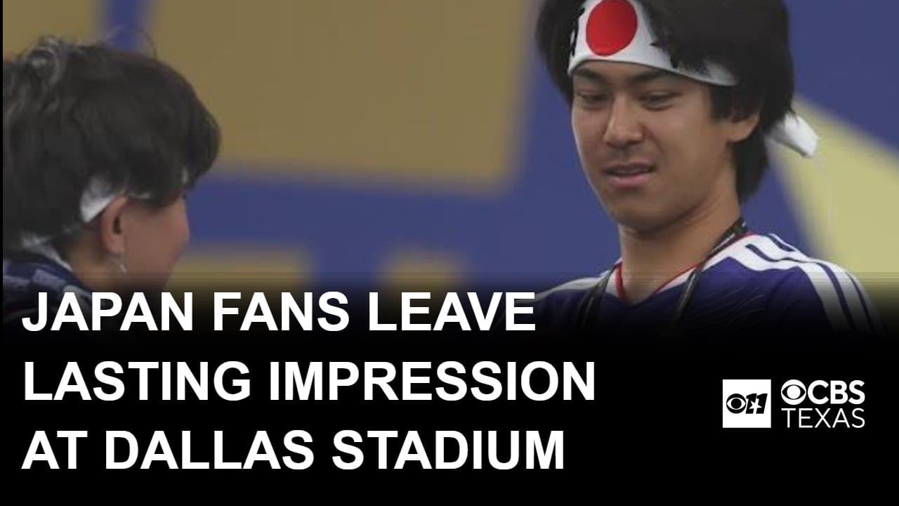 Japanese Fans Leave Stadium Spotless After World Cup Match